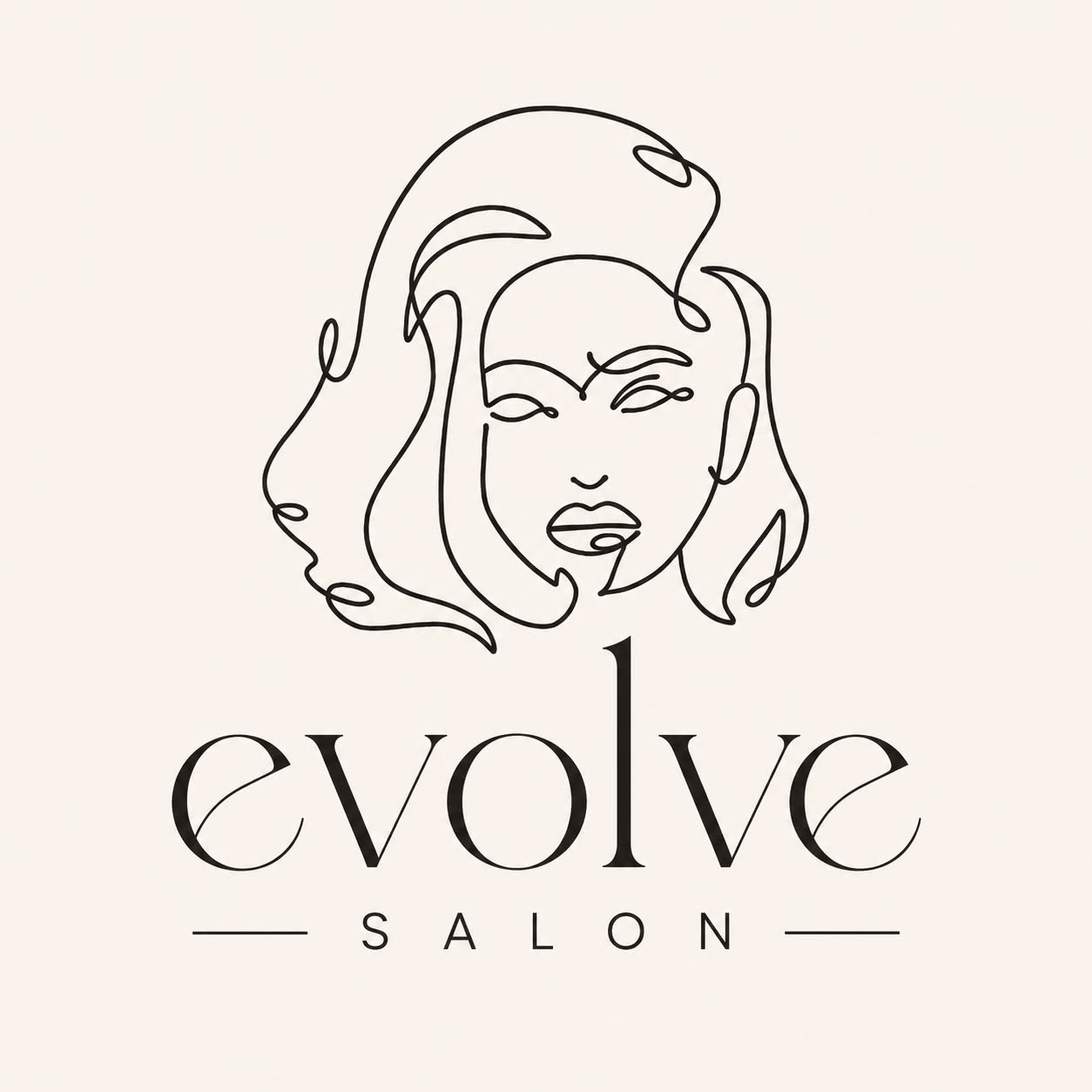 Evolve Salon Champaign logo